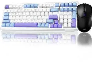 AULA Wireless Keyboard and Mouse Combo, F99 Wireless Mechanical Keyboards Hot Swappable Custom Keyboard+SC580 Wireless Gaming Mouse Black AULA Wireless Keyboard and Mouse Combo, F99 Wireless Mechanical Keyboards Hot Swappable Custom Keyboard+SC580 Wireless Gaming Mouse Black