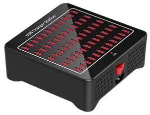 SOEWIOU 60-Port USB Charging Station, 300W High Power Multiple Device Charger Hub Desktop Charging Solution for Office Studio Smartphone Bulk Charging SOEWIOU 60-Port USB Charging Station, 300W High Power Multiple Device Charger Hub Desktop Charging Solution for Office Studio Smartphone Bulk Charging