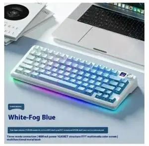 WK75 Keyboard Tri Mode Wireless Mechanical Keyboard Custom 4000mAh RGB Hot Swap With Screen Gaming Keyboard Ultimate Blue SP Cloud Switch WK75 Keyboard Tri Mode Wireless Mechanical Keyboard Custom 4000mAh RGB Hot Swap With Screen Gaming Keyboard Ultimate Blue SP Cloud Switch