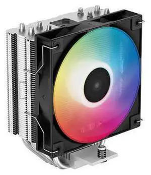 AG400 ARGB All-White CPU Air Cooler 5V-3Pin Aura SYNC 6mmX4 Heatipes LED Cooling for Computers AG400 ARGB All-White CPU Air Cooler 5V-3Pin Aura SYNC 6mmX4 Heatipes LED Cooling for Computers