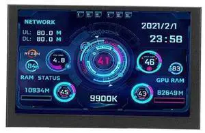 5in IPS USB Mini Screen, PC CPU HDD Monitor for AIDA64, Computer Temperature Display Type C Sub Screen, Computer Temp Monitor for PC Computer Case, Gifts 5in IPS USB Mini Screen, PC CPU HDD Monitor for AIDA64, Computer Temperature Display Type C Sub Screen, Computer Temp Monitor for PC Computer Case, Gifts