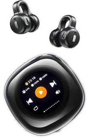 Xmenha Open Ear Clip on Earbuds Cuff Wireless Bluetooth Out of Ear Ear Cuff Headphones Open Ear Clip on Ear Buds Earphones AIR Bone Conduction Earbuds Headphones Outer Ear not in Ear Xmenha Open Ear Clip on Earbuds Cuff Wireless Bluetooth Out of Ear Ear Cuff Headphones Open Ear Clip on Ear Buds Earphones AIR Bone Conduction Earbuds Headphones Outer Ear not in Ear
