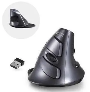 DeLUX Rechargeable Ergonomic Wireless Mouse Silent, 1600DPI, Reduce Hand and Wrist Pain, Vertical Mouse with USB Receiver and BT 5.0, 6 Buttons and Removable Palm Rest (M618G DB-Black) DeLUX Rechargeable Ergonomic Wireless Mouse Silent, 1600DPI, Reduce Hand and Wrist Pain, Vertical Mouse with USB Receiver and BT 5.0, 6 Buttons and Removable Palm Rest (M618G DB-Black)