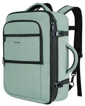 Vancropak Travel Bag, Large 40L Carry on Backpack Airline Approved Expandable Suitcase Daypack, Water Resistant Travel Backpack Overnight Lightweight Luggage Weekender Bag for Flight Men Women, Cyan Vancropak Travel Bag, Large 40L Carry on Backpack Airline Approved Expandable Suitcase Daypack, Water Resistant Travel Backpack Overnight Lightweight Luggage Weekender Bag for Flight Men Women, Cyan