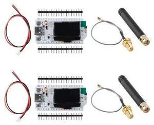 Geekstory ESP32 LoRa Development Board V3 SX1262, ESP32 LoRa V3 Development Board with OLED Display Type-C+915MHZ LoRa Antenna for Arduino LoraWan IOT Internet,not Compatible with LoRa V2(2-Pack) Geekstory ESP32 LoRa Development Board V3 SX1262, ESP32 LoRa V3 Development Board with OLED Display Type-C+915MHZ LoRa Antenna for Arduino LoraWan IOT Internet,not Compatible with LoRa V2(2-Pack)