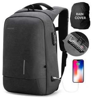 Kingsons Laptop Backpack, Slim Business Travel Computer Bag with USB Charging Port Anti-Theft Water Resistant for 13.1 Inch Laptop Rucksack for men Kingsons Laptop Backpack, Slim Business Travel Computer Bag with USB Charging Port Anti-Theft Water Resistant for 13.1 Inch Laptop Rucksack for men