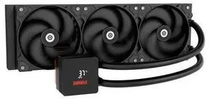 ENERMAX LIQMAX V4 360mm AIO CPU Liquid Cooler w/Digital Display, 3X 120mm SilentFlow PWM Fan 390W TDP, for Intel 1851/1700/1200/115X, AMD AM5/AM4 ENERMAX LIQMAX V4 360mm AIO CPU Liquid Cooler w/Digital Display, 3X 120mm SilentFlow PWM Fan 390W TDP, for Intel 1851/1700/1200/115X, AMD AM5/AM4