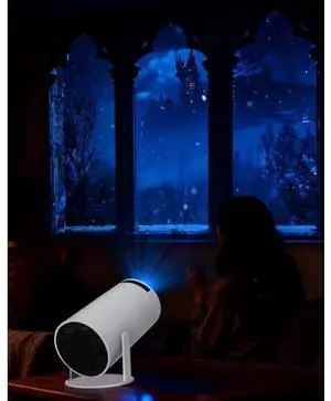 VistaCast Mini 210° Smart Projector With Extra Large-Screen Display | 20+ Window Scenes | Castle Window Projector, 100 Screen From 2M, Built-in Speaker, WiFi & Bluetooth, For Bedroom Or Living Room VistaCast Mini 210° Smart Projector With Extra Large-Screen Display | 20+ Window Scenes | Castle Window Projector, 100 Screen From 2M, Built-in Speaker, WiFi & Bluetooth, For Bedroom Or Living Room