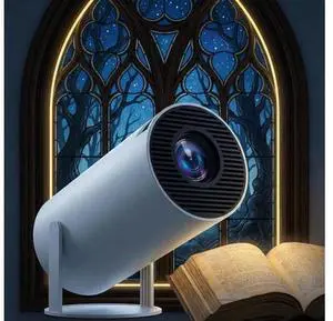 Window Scene Projector, 4k Book Projector for Reading, Window Projector Scenes with Wifi and Bluetooth, Low Latency & 210° Rotation, ±15°auto Keystone Ambience Fantasy Window Projector Window Scene Projector, 4k Book Projector for Reading, Window Projector Scenes with Wifi and Bluetooth, Low Latency & 210° Rotation, ±15°auto Keystone Ambience Fantasy Window Projector