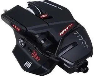Mad Catz R.A.T. 6+ Optical Gaming Mouse MR04DCINBL000 Black 11 Buttons Wired Optical 12000 dpi Gaming Mouse Mad Catz R.A.T. 6+ Optical Gaming Mouse MR04DCINBL000 Black 11 Buttons Wired Optical 12000 dpi Gaming Mouse