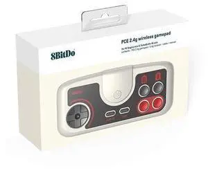 8Bitdo PCE 2.4G Wireless Gamepad for PC Engine Mini, PC Engine CoreGrafx Mini, TurboGrafx-16 Mini & Nintendo Switch (PCE Edition) 8Bitdo PCE 2.4G Wireless Gamepad for PC Engine Mini, PC Engine CoreGrafx Mini, TurboGrafx-16 Mini & Nintendo Switch (PCE Edition)