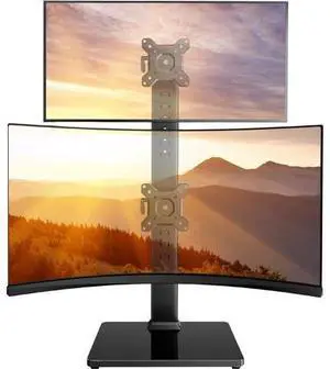 Perlegear Monitor Stand, Dual Monitor Mount for Two 13-40 inch Screens, Vertical Monitor Stand with 360 Degree Rotation, Swivel and Tilt, 13 Height Settings, Max VESA 100x100mm, PGTVS30 Perlegear Monitor Stand, Dual Monitor Mount for Two 13-40 inch Screens, Vertical Monitor Stand with 360 Degree Rotation, Swivel and Tilt, 13 Height Settings, Max VESA 100x100mm, PGTVS30