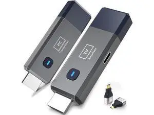 Wireless HDMI Transmitter and Receiver 328ft/100m Extender 4K Decode Input 1080P Output Plug&Play Low-Latency Dual-Band 2.4G/5.8G for Video and Audio to Monitor from PC/Projector/TV Box Wireless HDMI Transmitter and Receiver 328ft/100m Extender 4K Decode Input 1080P Output Plug&Play Low-Latency Dual-Band 2.4G/5.8G for Video and Audio to Monitor from PC/Projector/TV Box