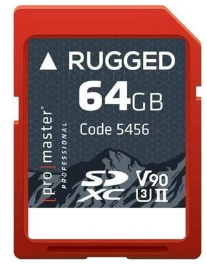 ProMaster SDXC 64GB Rugged Memory Card CINE UHS-II, (Model 5456) ProMaster SDXC 64GB Rugged Memory Card CINE UHS-II, (Model 5456)