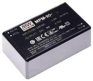 Mean Well MPM 90W 24V 4.13A Switching Power Supply AC/DC Single Output MPM-90-24 Medical Power Supply Driver Converter Transformer Mean Well MPM 90W 24V 4.13A Switching Power Supply AC/DC Single Output MPM-90-24 Medical Power Supply Driver Converter Transformer