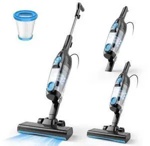 Vazone R6X Corded Stick Vacuum Cleaners for Home, 20Kpa Powerful Suction Stick Vacuum with 16Ft Cord, 2 in 1 Lightweight Handheld Vacuum Cleaner for Hardwood Floor Pet Hair Vazone R6X Corded Stick Vacuum Cleaners for Home, 20Kpa Powerful Suction Stick Vacuum with 16Ft Cord, 2 in 1 Lightweight Handheld Vacuum Cleaner for Hardwood Floor Pet Hair