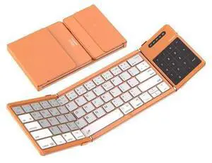 Pocket Foldable Wireless Keyboard with Touchpad Number Pad for Travel Bussiness Trip Meeting for Tablets Fold Phone Laptop Computer, Full Size (Small) Magnetic Folding Keyboard Pocket Foldable Wireless Keyboard with Touchpad Number Pad for Travel Bussiness Trip Meeting for Tablets Fold Phone Laptop Computer, Full Size (Small) Magnetic Folding Keyboard