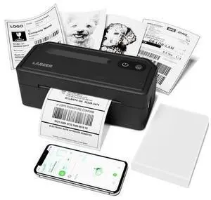 Labeer Bluetooth Thermal Label Printer, 4x6 Wireless Label Printer for Shipping Packages, Small Business Office or Home, Compatible with Windows/Mac/Android/iOS//Ebay/Shopify/Etsy/USPS Labeer Bluetooth Thermal Label Printer, 4x6 Wireless Label Printer for Shipping Packages, Small Business Office or Home, Compatible with Windows/Mac/Android/iOS//Ebay/Shopify/Etsy/USPS