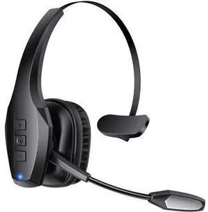 VAREQOY Trucker Bluetooth Headset, Wireless Headset with Mic, Bluetooth Headsets with Dual Noise Cancelling Microphone & Mute Button, 55Hrs Working Time PC Headsets for Cell Phones, Computer VAREQOY Trucker Bluetooth Headset, Wireless Headset with Mic, Bluetooth Headsets with Dual Noise Cancelling Microphone & Mute Button, 55Hrs Working Time PC Headsets for Cell Phones, Computer