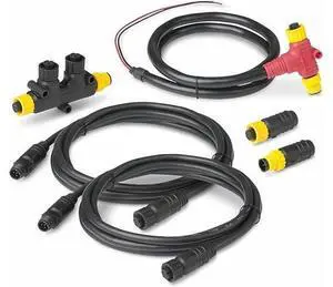NMEA 2000 Starter Kit, Backbone Cables Drop Cables Dual Tees Kits Terminators Marine 2K Network for Lowrance Simrad Garmin Dual Device NMEA 2000 Starter Kit, Backbone Cables Drop Cables Dual Tees Kits Terminators Marine 2K Network for Lowrance Simrad Garmin Dual Device