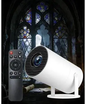Projector Window Projector, Mini Projector with Wifi and Bluetooth, 4k Projector, Auto Keystone, Low Latency & 180° Rotation Projector for Bedroom Projector Window Projector, Mini Projector with Wifi and Bluetooth, 4k Projector, Auto Keystone, Low Latency & 180° Rotation Projector for Bedroom