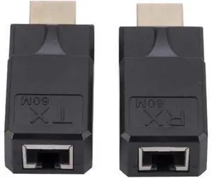 60M 1080P HDMI-Compatible Extender with USB Power Cable RJ45 to HDMI-Compatible Adapter No Loss Plug and Cat5e Cat6 60M 1080P HDMI-Compatible Extender with USB Power Cable RJ45 to HDMI-Compatible Adapter No Loss Plug and Cat5e Cat6