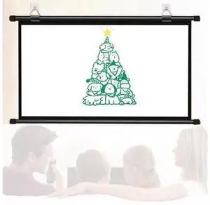 30 40 50 60 72in Pull Down Projector Screen Portable Projector Screens Home Theater Projection Screen Manual Movie Screen(72 Inch (4:3)) 30 40 50 60 72in Pull Down Projector Screen Portable Projector Screens Home Theater Projection Screen Manual Movie Screen(72 Inch (4:3))