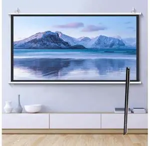 Portable Manual Projector Screen 60" 72" Pull Down Projector Screen Home Theater Projection Screen 4:3 16:9 HD Movie Screen(16:9,72inch) Portable Manual Projector Screen 60" 72" Pull Down Projector Screen Home Theater Projection Screen 4:3 16:9 HD Movie Screen(16:9,72inch)