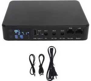 UPS Power Supply Battery Backup Uninterruptible Power Supply with HD Digital Display 18000mAh Multiple Output Options for Security Cameras (US Plug) UPS Power Supply Battery Backup Uninterruptible Power Supply with HD Digital Display 18000mAh Multiple Output Options for Security Cameras (US Plug)