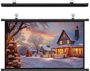 HD Manual Projector Screen 50" 60" 72" Portable Home Theater Projector Screen HD 4K 4:3 16: 9 Hanging Movie Screen for Indoor Outdoor(4:3,60in) HD Manual Projector Screen 50" 60" 72" Portable Home Theater Projector Screen HD 4K 4:3 16: 9 Hanging Movie Screen for Indoor Outdoor(4:3,60in)