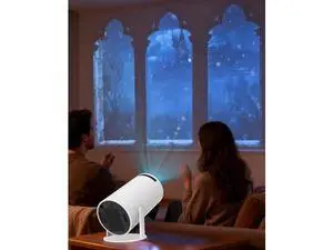 Projector BeamlyHome Mini Smart Projector with Wifi & Bluetooth, 180° Rotation & Auto Keystone, 1080P Cinematic Projector Portable Home Theater, Window Scenes & Large-Screen Viewing Projector BeamlyHome Mini Smart Projector with Wifi & Bluetooth, 180° Rotation & Auto Keystone, 1080P Cinematic Projector Portable Home Theater, Window Scenes & Large-Screen Viewing