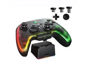 PC Controller, BIGBIG WON Wireless Controller Motion Control, Hall Trigger, ALPS Joystick, 3.5mm Audio, Gaming Controller for PC Windows/Android/iOS/Switch Pro Controller (Rainbow 2 Pro&Charging Dock) PC Controller, BIGBIG WON Wireless Controller Motion Control, Hall Trigger, ALPS Joystick, 3.5mm Audio, Gaming Controller for PC Windows/Android/iOS/Switch Pro Controller (Rainbow 2 Pro&Charging Dock)