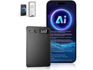 AI Voice Recorder, Audio Activated Recorder with Playback, App Controlled, Transcribed and Summarized with AI Technology, 190 Languages, 64GB Memory for Lectures, Learning, Meetings, Calls AI Voice Recorder, Audio Activated Recorder with Playback, App Controlled, Transcribed and Summarized with AI Technology, 190 Languages, 64GB Memory for Lectures, Learning, Meetings, Calls
