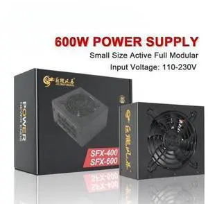 110-230V 600W PSU 80Plus Bronze SFX Micro Full Module Professional E-sports Electronic Game PC Power Source 110-230V 600W PSU 80Plus Bronze SFX Micro Full Module Professional E-sports Electronic Game PC Power Source