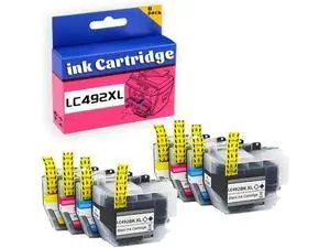 for Brother LC492XL Ink Cartridge High Yield Compatible for MFC-J2340DW MFC-J3540DW MFC-3940DW Printer 2 Set for Brother LC492XL Ink Cartridge High Yield Compatible for MFC-J2340DW MFC-J3540DW MFC-3940DW Printer 2 Set