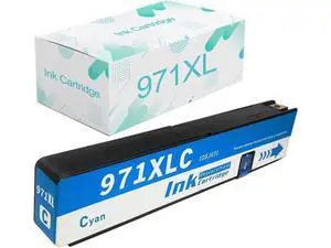 Compatible 970XL 971XL Ink Cartridges Replacement 970 971 970XL 971XL with Officejet Pro X451dn X451dw X476dn X476dw X551dw X576dw Printer Cyan Ink Compatible 970XL 971XL Ink Cartridges Replacement 970 971 970XL 971XL with Officejet Pro X451dn X451dw X476dn X476dw X551dw X576dw Printer Cyan Ink
