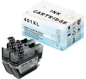 401 XL Replacement Ink Cartridge Compatible for Brother LC401 401XL ,for Brother MFC-J1010DW MFC-J1012DW MFC-J1170DW Printers 2Black 401 XL Replacement Ink Cartridge Compatible for Brother LC401 401XL ,for Brother MFC-J1010DW MFC-J1012DW MFC-J1170DW Printers 2Black