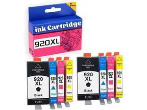 920xl Ink Cartridge High Yield Compatible for Officejet 6000 6500 6500 Wireless 6500A 7000 7500 7500A Printer 2 Set 920xl Ink Cartridge High Yield Compatible for Officejet 6000 6500 6500 Wireless 6500A 7000 7500 7500A Printer 2 Set
