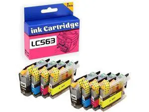 LC563 Ink Cartridge for Brother High Yield Replacement Pack,Compatible for MFC-J2310 MFC-J2510 MFC-J3520 MFC-J3720 Printer 2 Set LC563 Ink Cartridge for Brother High Yield Replacement Pack,Compatible for MFC-J2310 MFC-J2510 MFC-J3520 MFC-J3720 Printer 2 Set