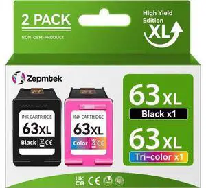 63XL Ink Cartridge Combo Pack Replacement Ink 63, 63XL, 63 Ink, for Envy 4520 4512 4511 4524 4522, for OfficeJet 4650 3830 52525 5258 4655 5200 5212,for DeskJet 3630 1112 Printer 63XL Ink Cartridge Combo Pack Replacement Ink 63, 63XL, 63 Ink, for Envy 4520 4512 4511 4524 4522, for OfficeJet 4650 3830 52525 5258 4655 5200 5212,for DeskJet 3630 1112 Printer