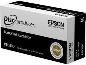 PJIC6-C13S020452 Black Ink Cartridge (1-Pack) for DiscProducer PP-100 in Retail Packaging PJIC6-C13S020452 Black Ink Cartridge (1-Pack) for DiscProducer PP-100 in Retail Packaging