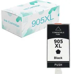 Compatible 905XL Ink Cartridges Replacement 905 905XL with 6960 6950 6970 Printer 1 Black Compatible 905XL Ink Cartridges Replacement 905 905XL with 6960 6950 6970 Printer 1 Black