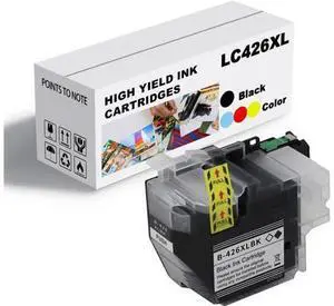 Ink Cartridge for Brother LC426XLBK LC426XLC LC426XLM LC426XLY High Yield,6000 Pages Black,5000 Pages Color Compatible J4335DW J4340DW J4535DW J4540DW Printer Black Ink Cartridge for Brother LC426XLBK LC426XLC LC426XLM LC426XLY High Yield,6000 Pages Black,5000 Pages Color Compatible J4335DW J4340DW J4535DW J4540DW Printer Black