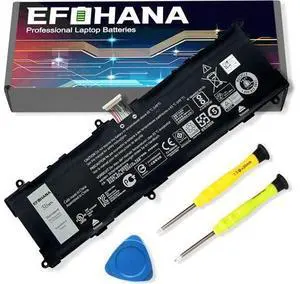 EFOHANA 2H2G4 Laptop Battery Replacement for Dell Venue 11 Pro 7140 Series Notebook HFRC3 21CP5/63/105 2217-2548 7.4V 38Wh 4980mAh EFOHANA 2H2G4 Laptop Battery Replacement for Dell Venue 11 Pro 7140 Series Notebook HFRC3 21CP5/63/105 2217-2548 7.4V 38Wh 4980mAh