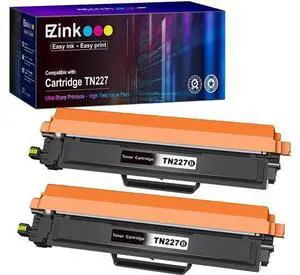 E-Z Ink (TM) Compatible Toner Cartridge Replacement for Brother TN227 TN227BK TN223BK TN-227 TN223 Compatible with MFC-L3750CDW HL-L3210CW HL-L3290CD HL-L3230CDW MFC-L3710CW Printer Tray (2 Black) E-Z Ink (TM) Compatible Toner Cartridge Replacement for Brother TN227 TN227BK TN223BK TN-227 TN223 Compatible with MFC-L3750CDW HL-L3210CW HL-L3290CD HL-L3230CDW MFC-L3710CW Printer Tray (2 Black)