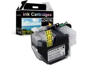 LC417XL High Yield Ink Cartridges,Compatible for Brother LC417 BK Ink Cartridges,Work for Brother HL-J7010CDW MFC-J5800CDW J7500CDW J7600CDW Printers Black LC417XL High Yield Ink Cartridges,Compatible for Brother LC417 BK Ink Cartridges,Work for Brother HL-J7010CDW MFC-J5800CDW J7500CDW J7600CDW Printers Black