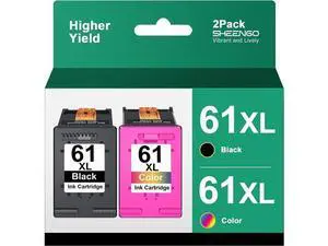 61XL Ink Cartridge Combo Pack High Yield Replacement 61 Ink Work with Envy 5530 4500 4502 5534, Deskjet 1000 1010 3050 1056 1510, Officejet 4635 4630 Series Printer (Black, Tri-Color, 2-Pack) 61XL Ink Cartridge Combo Pack High Yield Replacement 61 Ink Work with Envy 5530 4500 4502 5534, Deskjet 1000 1010 3050 1056 1510, Officejet 4635 4630 Series Printer (Black, Tri-Color, 2-Pack)