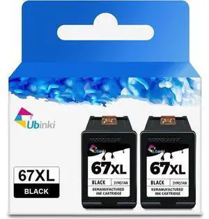 3X Capacity 67XL Ink Cartridge Replacement Ink 67 Black XL HP67 HP67XL 2700 2700e 2752 2752e 2742e 2755 2755e 4100 4100e 4152e 4155e Envy 6000 6055e 6055 6400 6458 6458e 6455e Printer (2-Pack) 3X Capacity 67XL Ink Cartridge Replacement Ink 67 Black XL HP67 HP67XL 2700 2700e 2752 2752e 2742e 2755 2755e 4100 4100e 4152e 4155e Envy 6000 6055e 6055 6400 6458 6458e 6455e Printer (2-Pack)