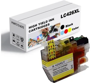 Ink Cartridge for Brother LC426XLBK LC426XLC LC426XLM LC426XLY High Yield,6000 Pages Black,5000 Pages Color Compatible J4335DW J4340DW J4535DW J4540DW Printer Yellow Ink Cartridge for Brother LC426XLBK LC426XLC LC426XLM LC426XLY High Yield,6000 Pages Black,5000 Pages Color Compatible J4335DW J4340DW J4535DW J4540DW Printer Yellow