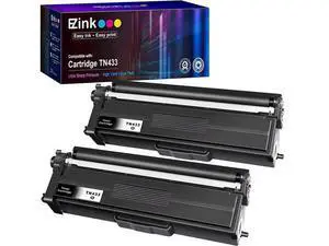 E-Z Ink (TM) Compatible Toner Cartridge Replacement for Brother TN-433 TN433 TN433bk TN431 compatible with HL-L8260CDW HL-L8360CDW MFC-L8610CDW MFC-L8900CDW (2 Pack, Black) E-Z Ink (TM) Compatible Toner Cartridge Replacement for Brother TN-433 TN433 TN433bk TN431 compatible with HL-L8260CDW HL-L8360CDW MFC-L8610CDW MFC-L8900CDW (2 Pack, Black)